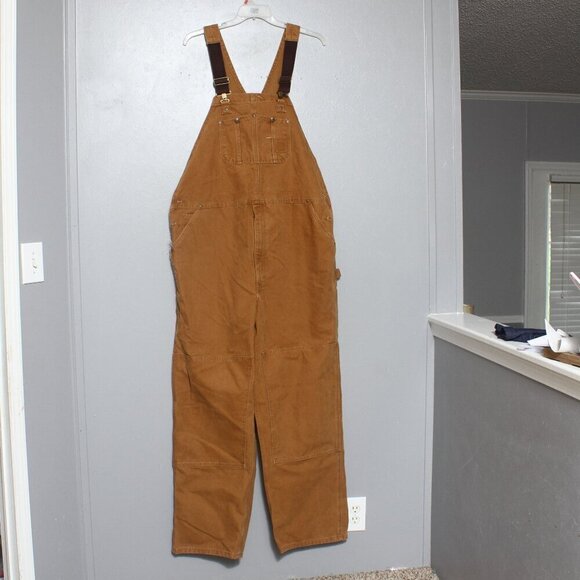 Carhartt Other - Carhartt dark khaki bib overalls